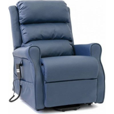 Belize Πολυθρόνα Relax Massage Μπλε 09-2-026 80x90x110cm