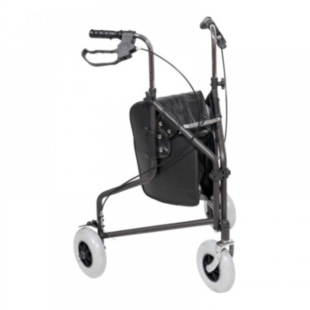 Περιπατητήρας Rollator Δέλτα Γκρι 3τροχος 0811310