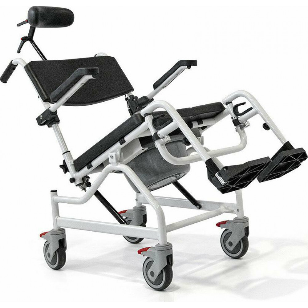 Vita Orthopaedics Καρέκλα Αλουμινίου Τροχήλατη 09-2-013 Αδιάβροχη Με Wc