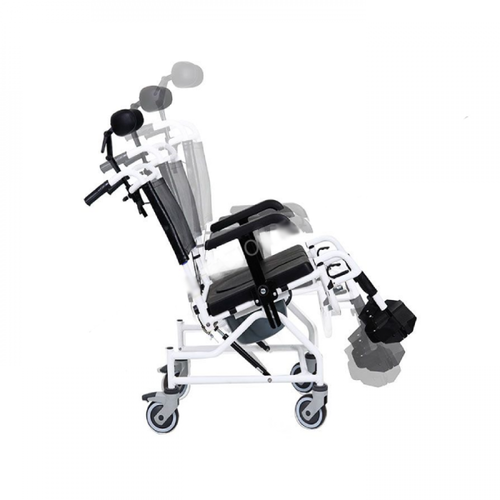 Vita Orthopaedics Καρέκλα Αλουμινίου Τροχήλατη 09-2-013 Αδιάβροχη Με Wc