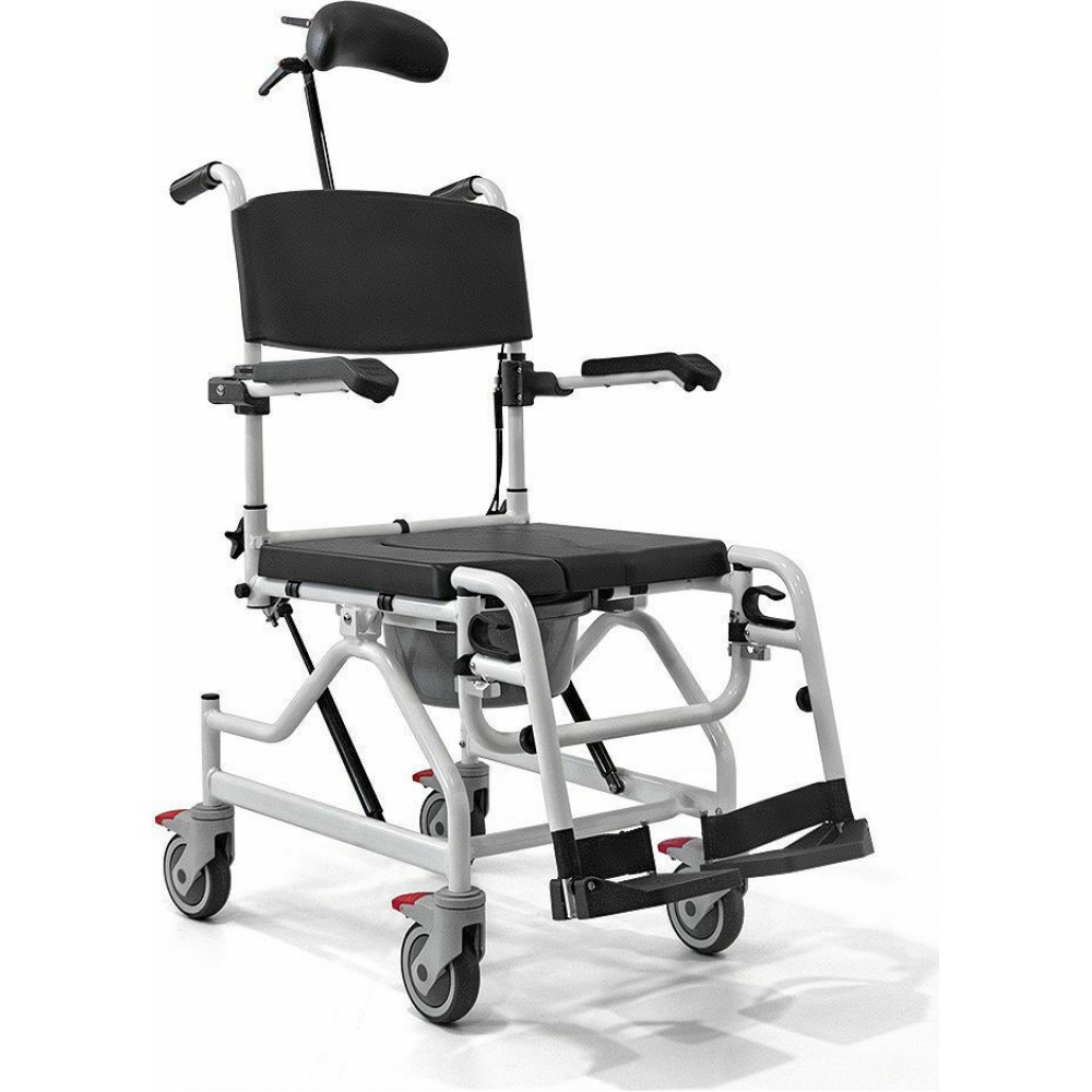 Vita Orthopaedics Καρέκλα Αλουμινίου Τροχήλατη 09-2-013 Αδιάβροχη Με Wc