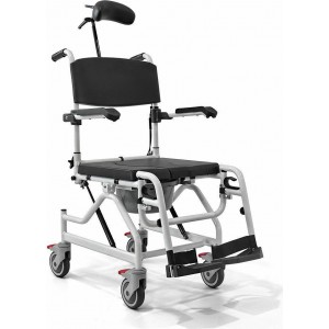 Vita Orthopaedics Καρέκλα Αλουμινίου Τροχήλατη 09-2-013 Αδιάβροχη Με Wc