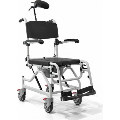 Vita Orthopaedics Καρέκλα Αλουμινίου Τροχήλατη 09-2-013 Αδιάβροχη Με Wc