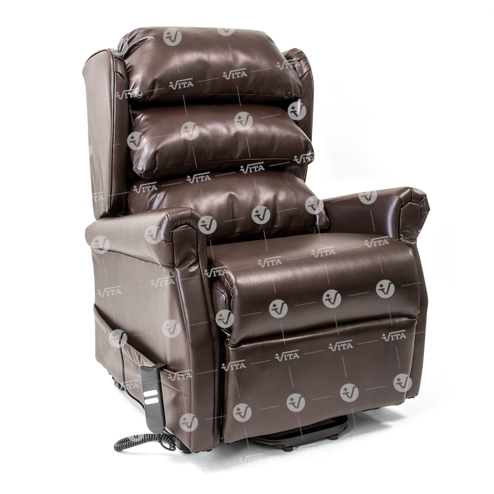 Ηλεκτρική Πολυθρόνα Ανύψωσης BELIZE Vita 09-2-026 Καφέ Δερμάτινη