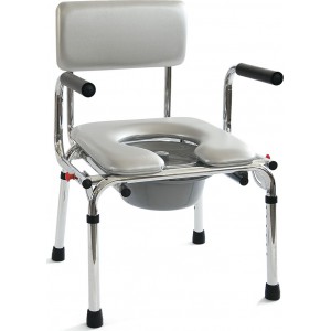 Καρέκλα Μπάνιου Αδιάβροχη με Λεκάνη Ρυθμιζόμενη Vita 09-2-060