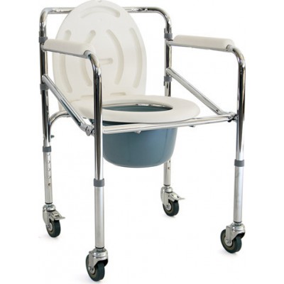 Καρέκλα με Λεκάνη Τροχήλατη 09-2-115 Vita