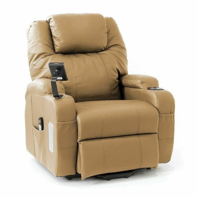 Ηλεκτρική Πολυθρόνα Ανύψωσης HORIZON Ανοιχτό Καφέ 90x95x110cm