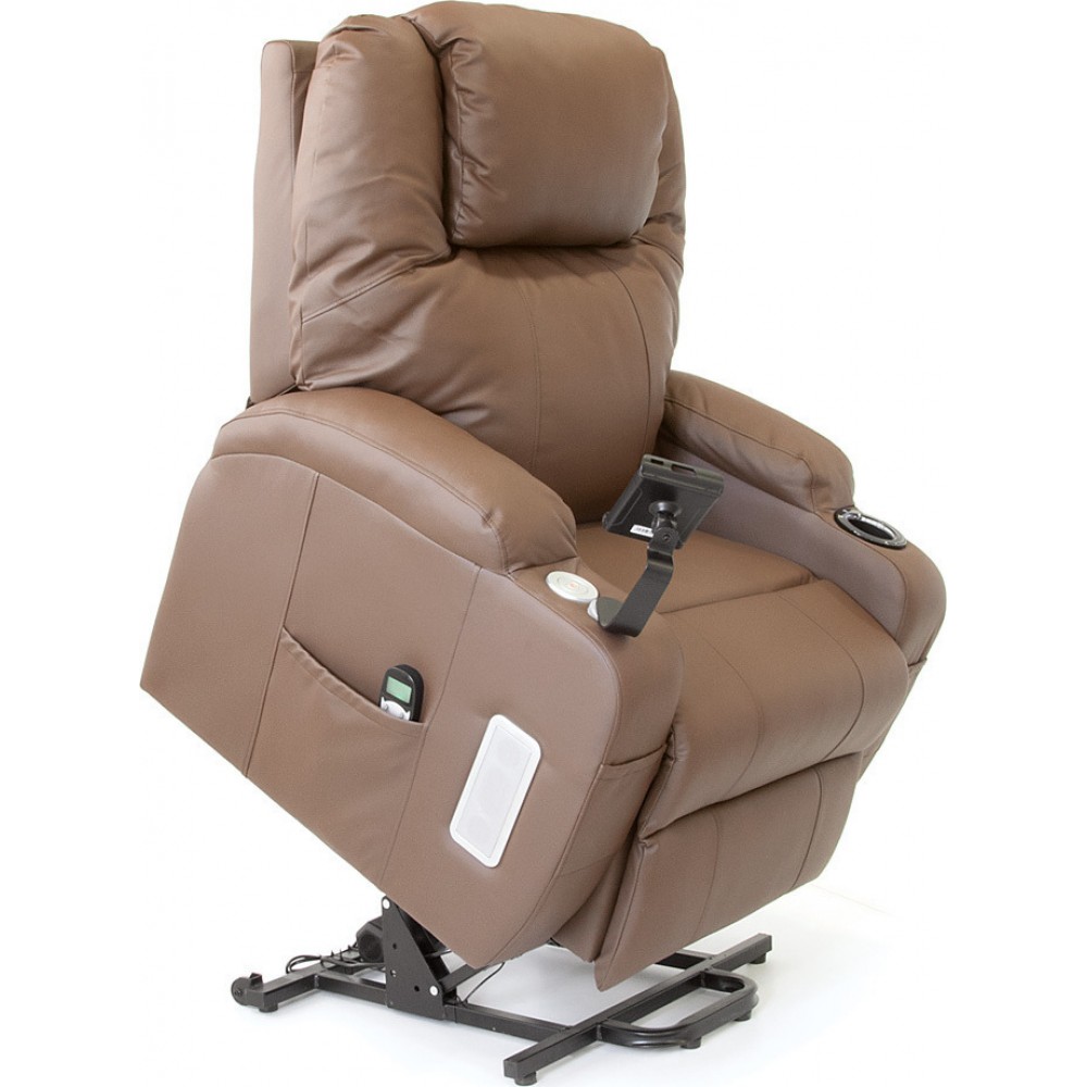 Ηλεκτρική Πολυθρόνα Ανύψωσης HORIZON 90x95x110cm Καφέ