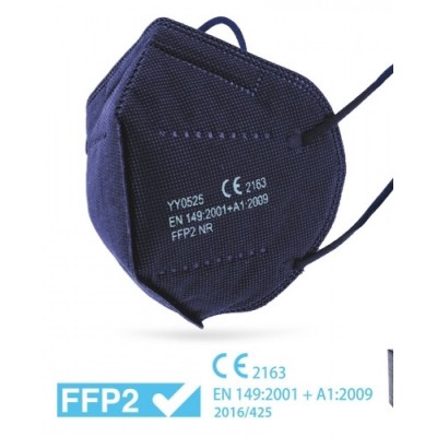 Μάσκα KN95 Υψηλής Προστασίας FFP2 μωβ 1τμχ