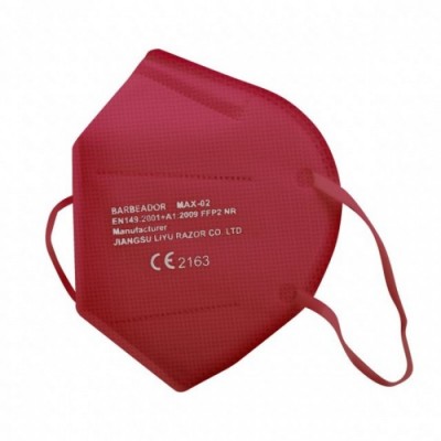 Μάσκα KN95 Υψηλής Προστασίας FFP2 κοκκινη 1τμχ