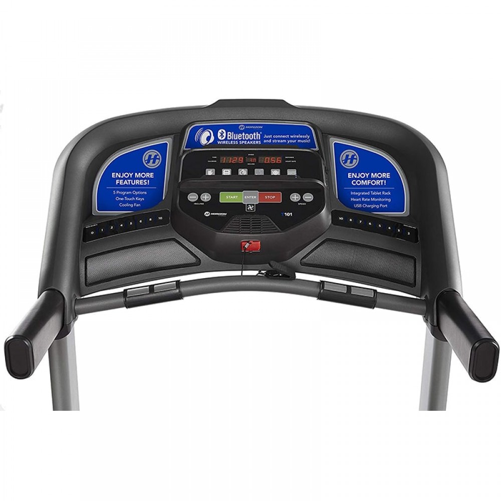 HORIZON T101 ΔΙΑΔΡΟΜΟΣ ΓΥΜΝΑΣΤΙΚΗΣ Όργανα Γυμναστικής για Μικρούς Χώρους