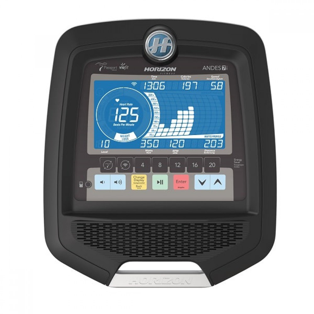 HORIZON ANDES 7I VIAFIT ΕΛΛΕΙΠΤΙΚΟ ΜΗΧΑΝΗΜΑ Όργανα Γυμναστικής για Μικρούς Χώρους