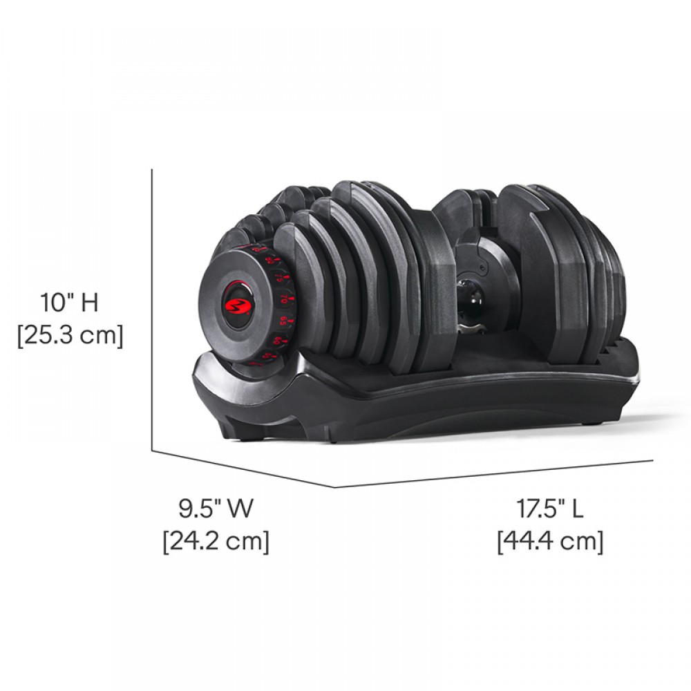 BOWFLEX 1090I ADJUSTABLE DUMBBELS 41KG Strength