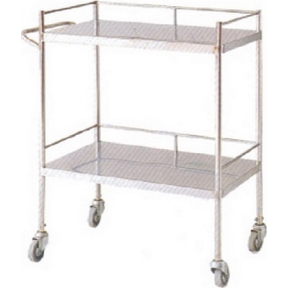 Τραπέζι INOX με δύο ράφια