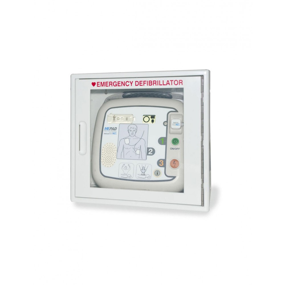 Κουτί φύλαξης απινιδωτή ME-PAD με συναγερμό