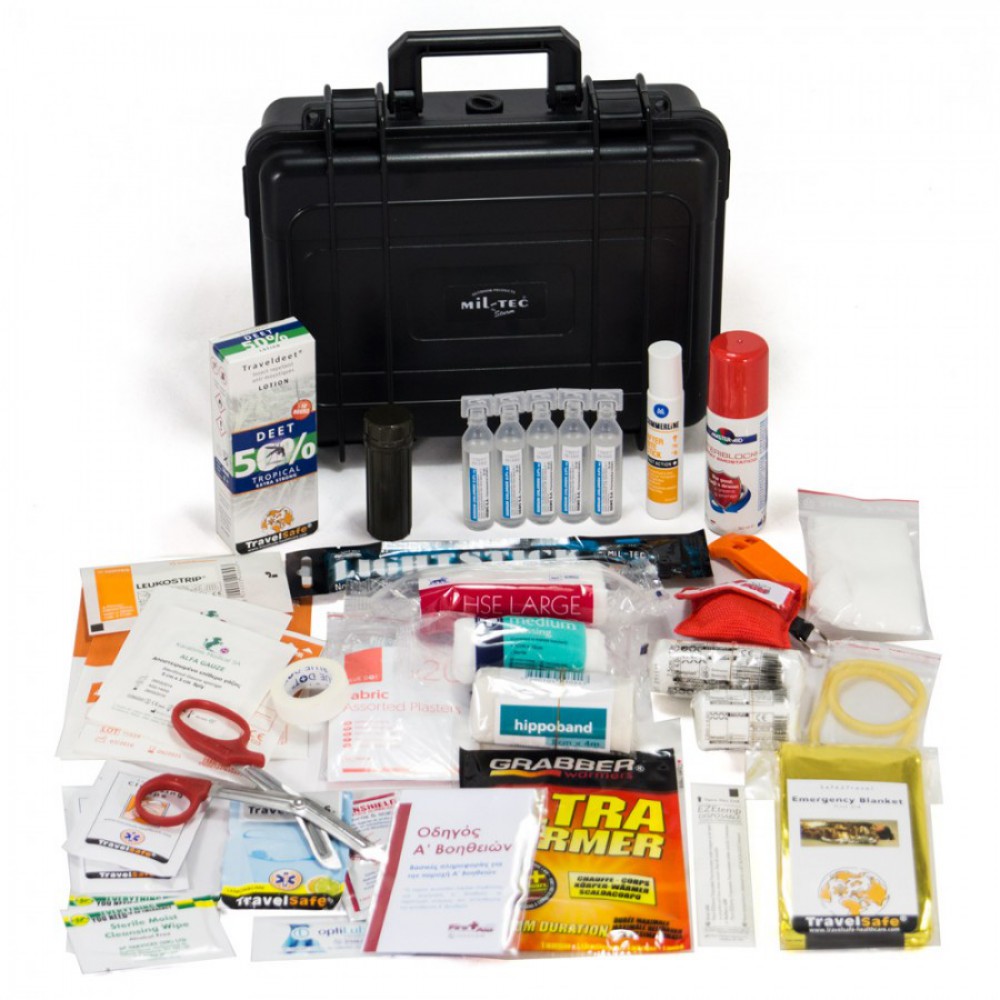 Στεγανό & Αβύθιστο Kit Α' Βοηθειών Επιβίωσης  Α' Βοήθειες