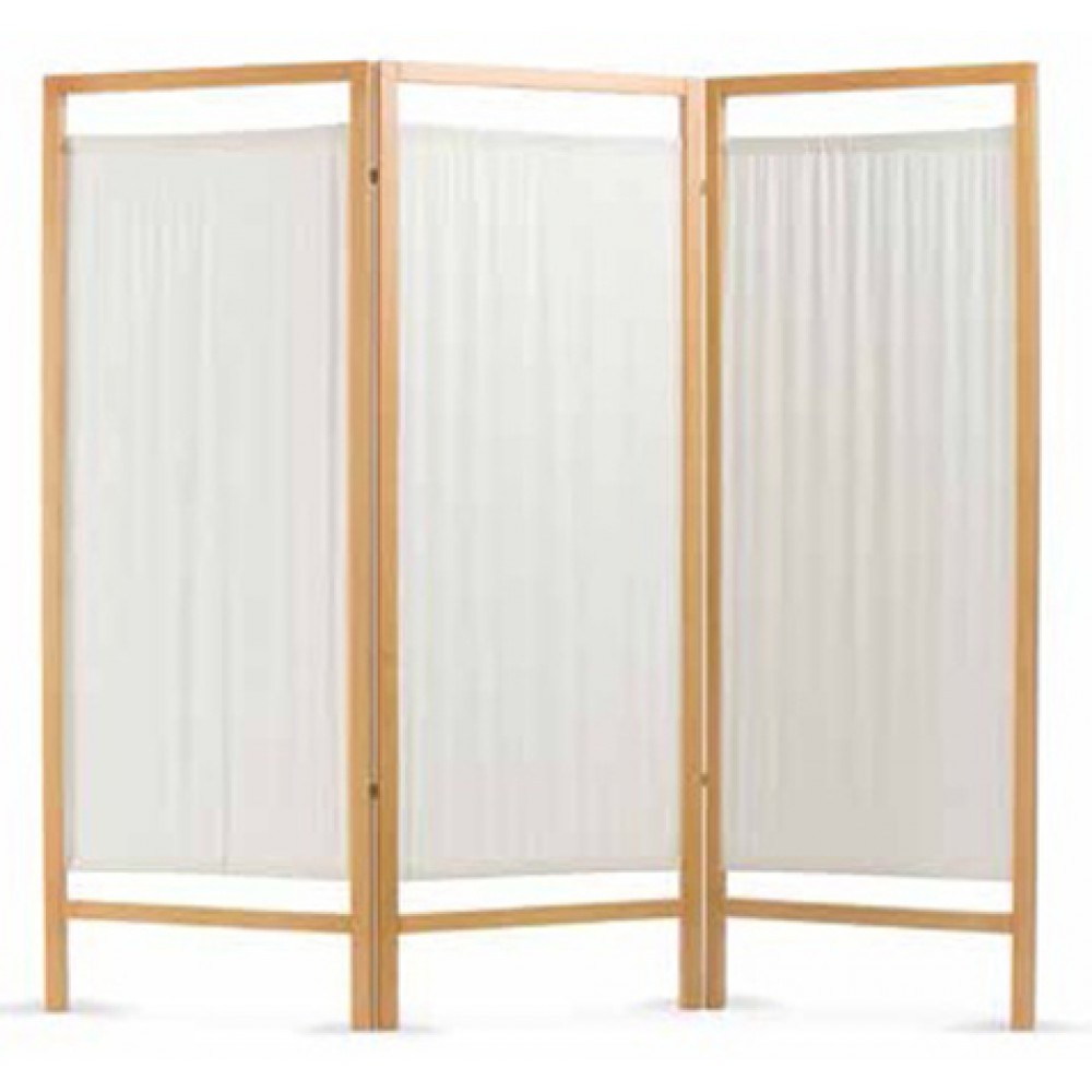 Παραβάν Ιατρείου Ξύλινο 3 φύλλων Ιατρικά Έπιπλα 